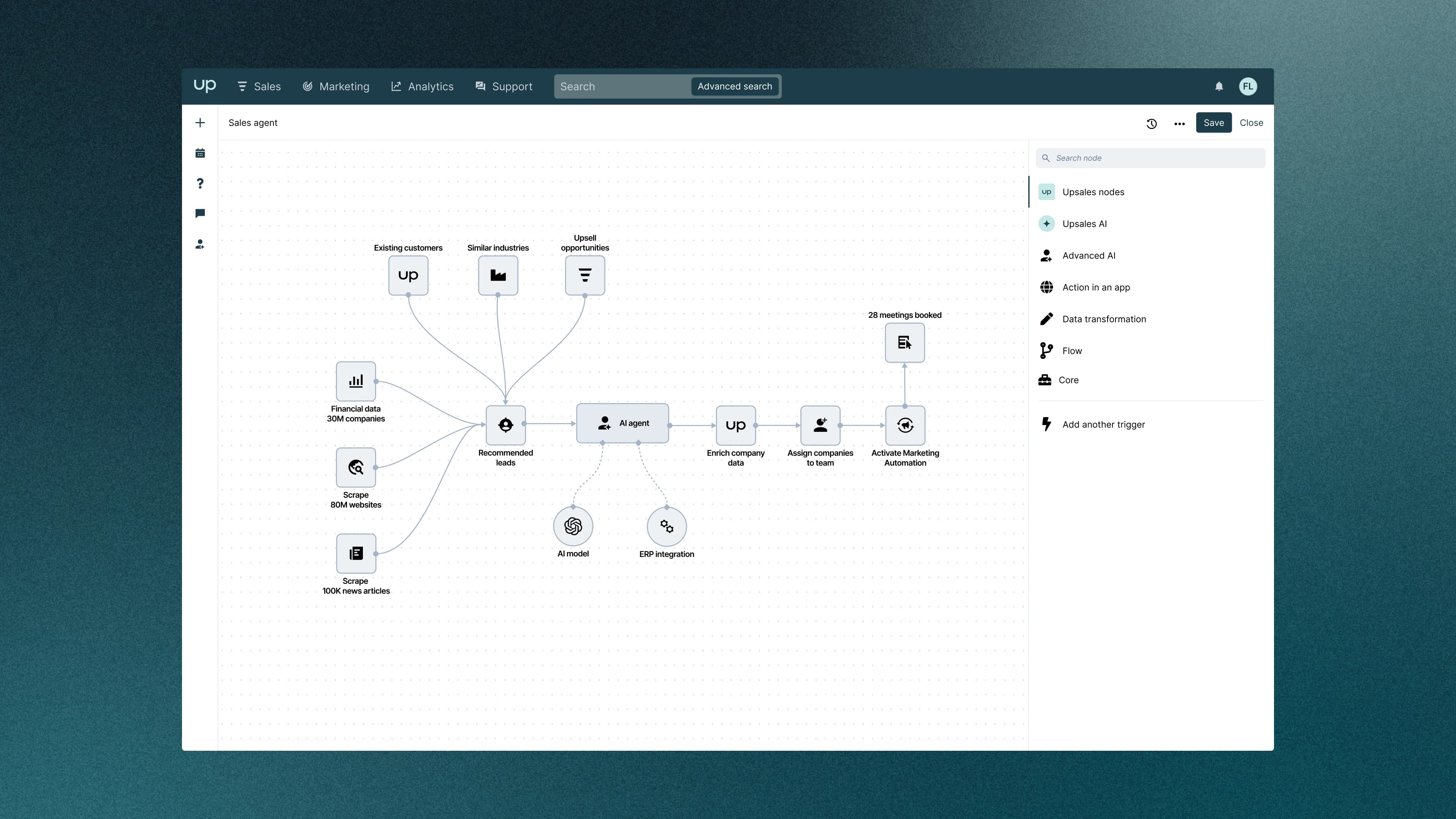 Agent builder workspace