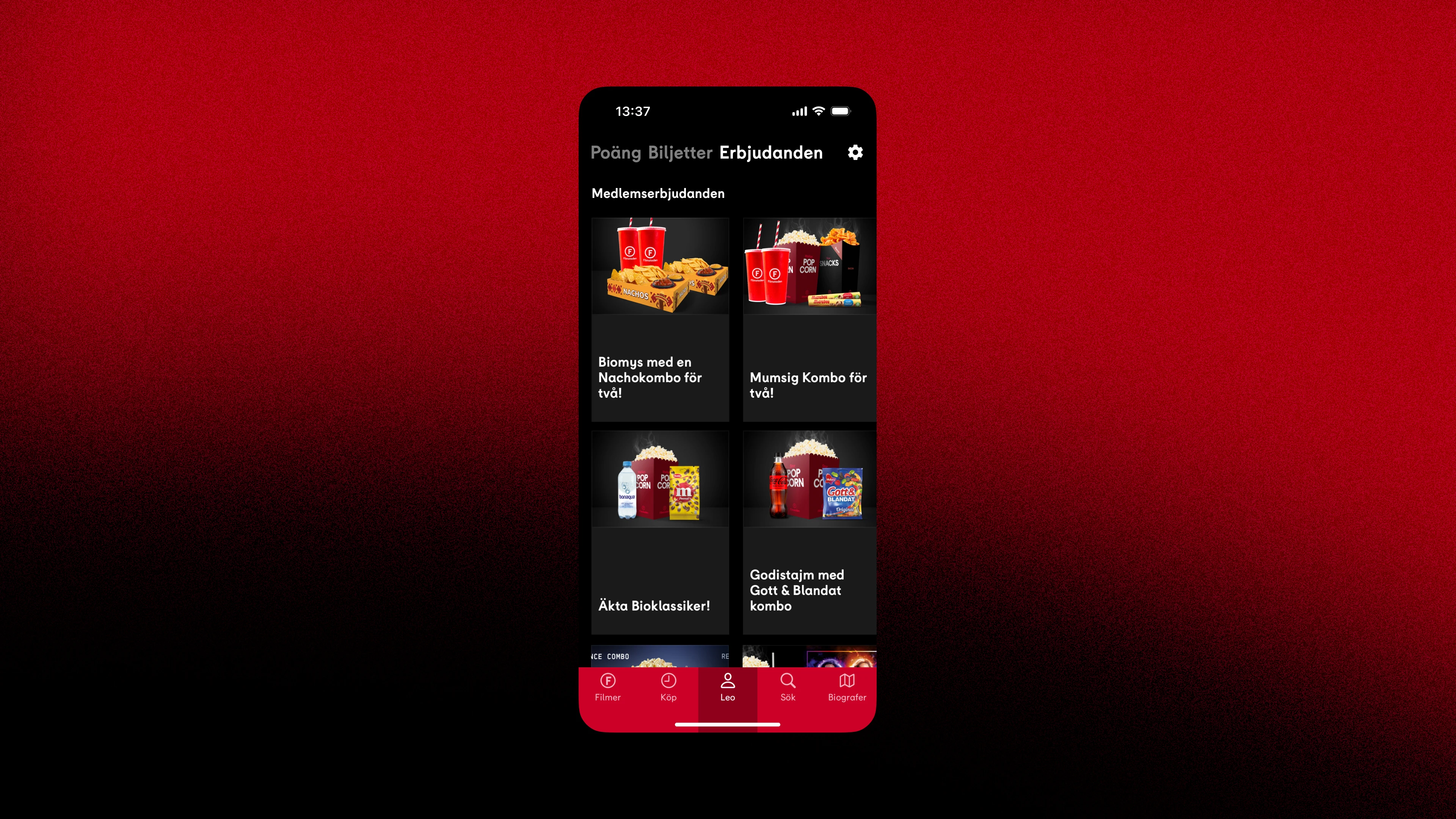 New reward nav section